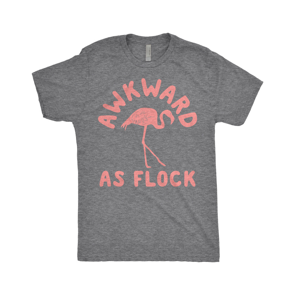 Pink Flamingo Shirt, Lets Flamingle, Flamingo Party, Men & Women, Awkward As Flock, Introvert Shirt, Socially Awkward, Antisocial T-Shirt