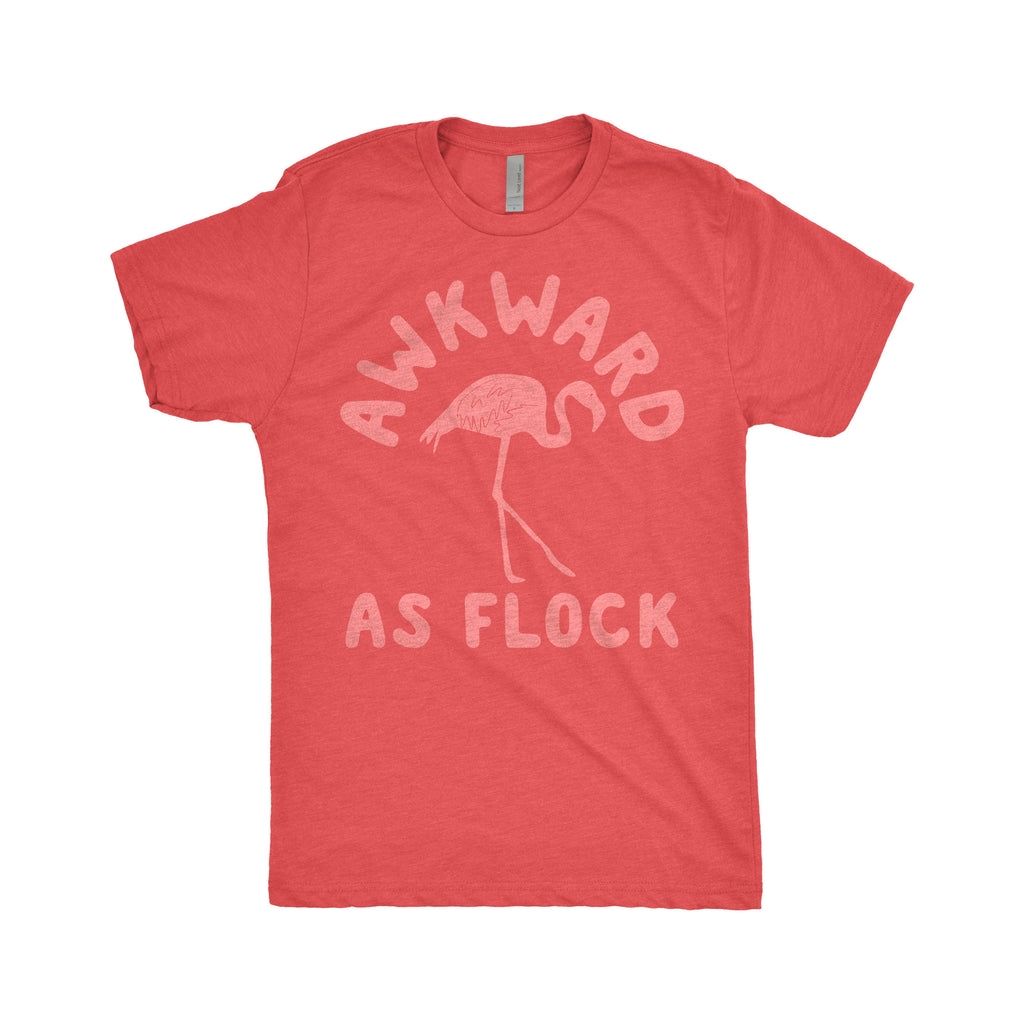 Pink Flamingo Shirt, Lets Flamingle, Flamingo Party, Men & Women, Awkward As Flock, Introvert Shirt, Socially Awkward, Antisocial T-Shirt