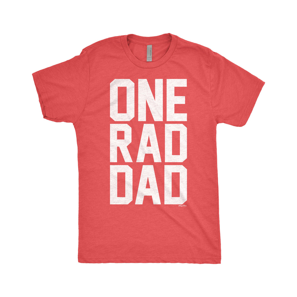 Rad Dad Shirt - One Rad Dad Funny Fathers Day, Grandfather, Daddy T-Shirt, Cool Dad Shirt