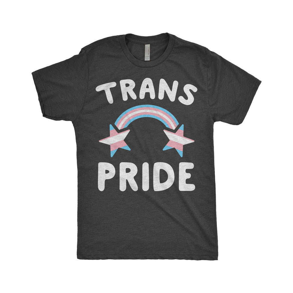 Trans Pride, Transgender, Non Binary, LGBT, Genderqueer, Not Gender Roles, Pride Flag, Rainbow, Next Level Apparel Tri-Blend T-Shirt