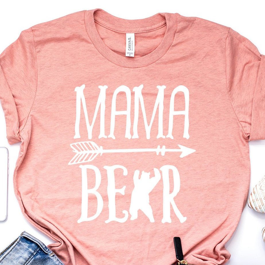 Mama Bear Shirt, Mama Bear Tshirt, Gift For Mom, Mothers Day, Boho Shirts, Family Shirts, Mom Life, Unisex Graphic Tee