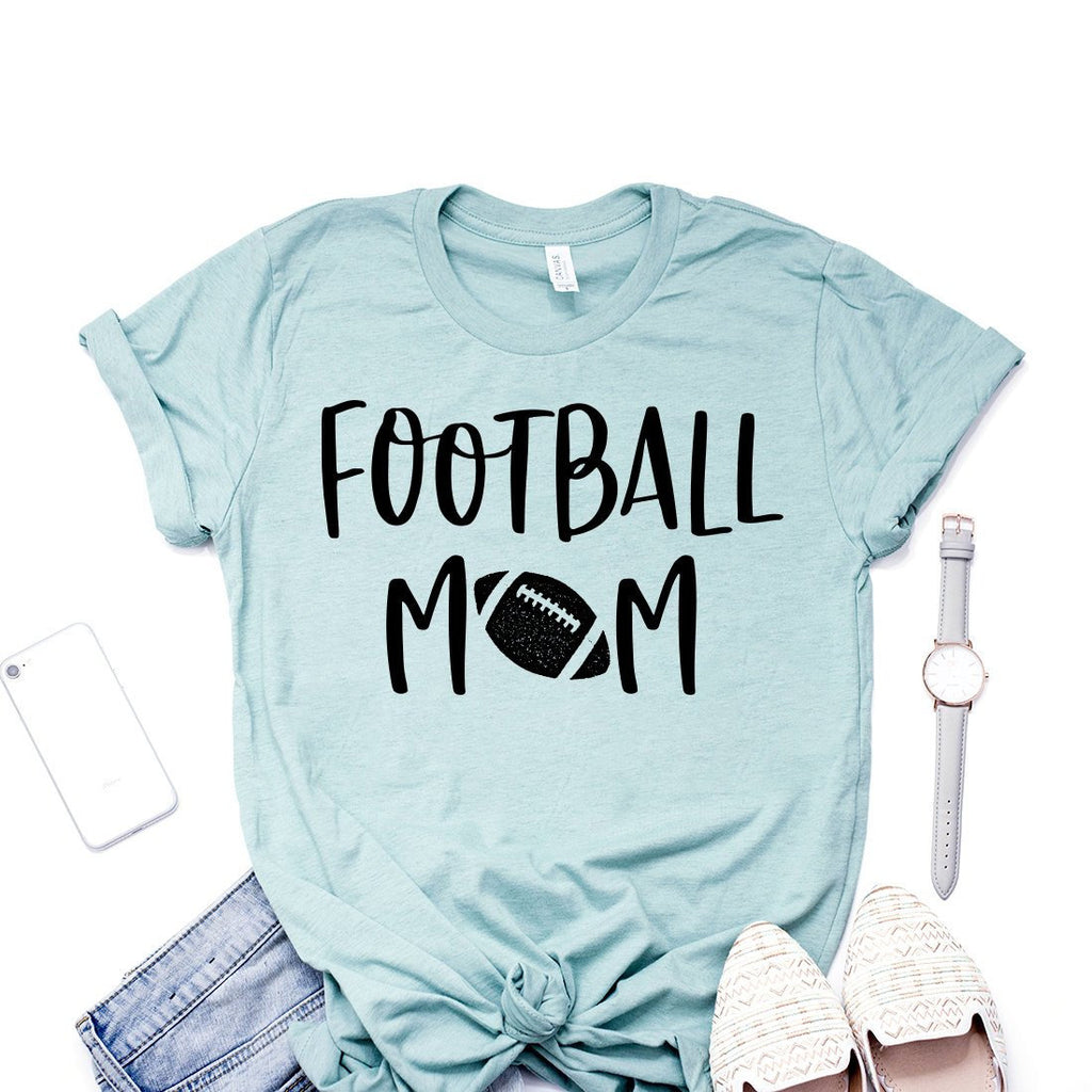 Football Mom Shirt, Proud Mom, Game Day Shirt, College or High School Football, Football Season Shirt, Fall Shirt, Unisex Graphic Tee