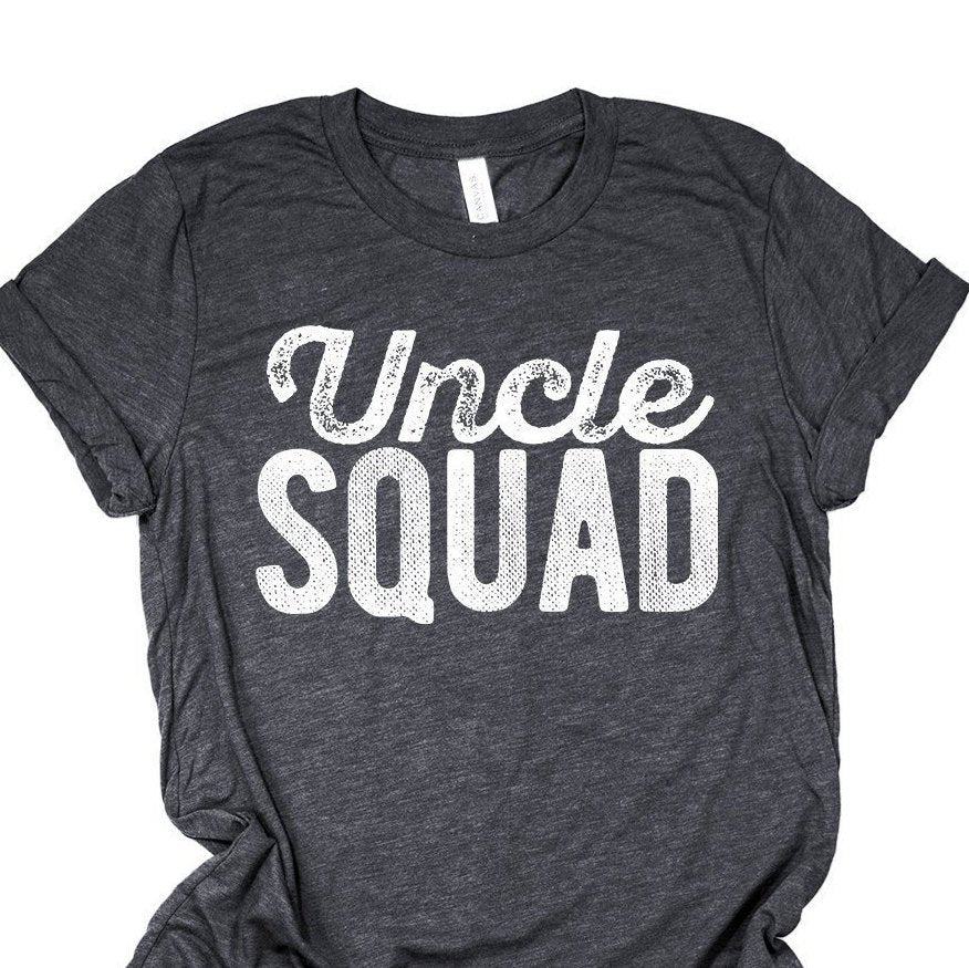 Uncle Squad - Funny Gift For New Uncle Distressed T-Shirt