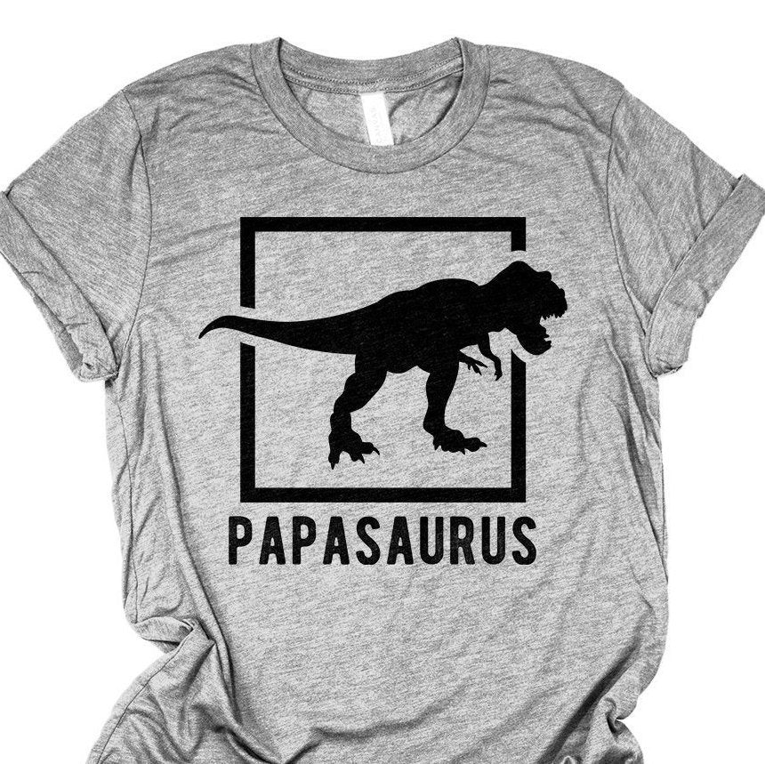 Papasaurus Shirt, Papa Saurus, Gift For Dad, Fathers Day T-Shirt, Dinosaur Shirt, Unisex Graphic Tee
