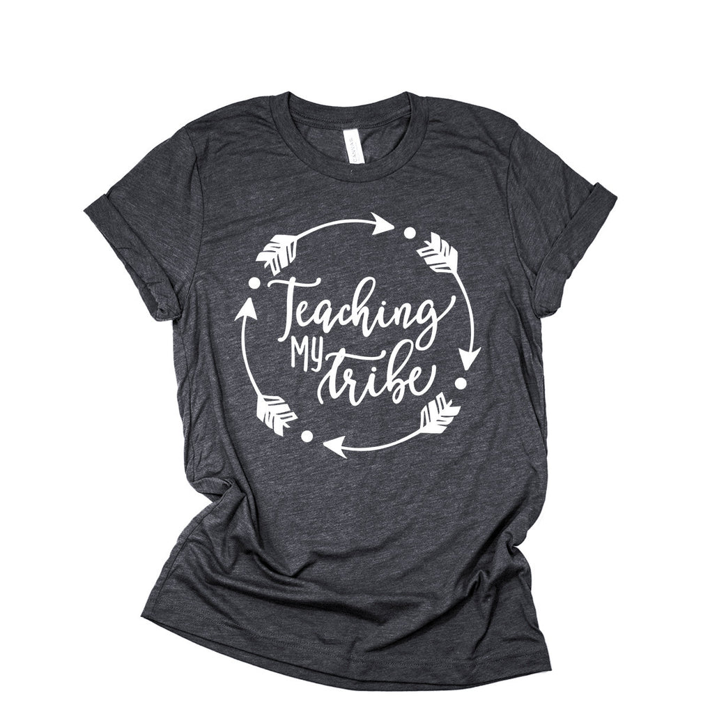 Teaching My Tribe Shirts | Teacher Shirts | Teacher Tribe | Kindergarten, First Grade, Preschool Teacher | Back To School | BOHO Shirt