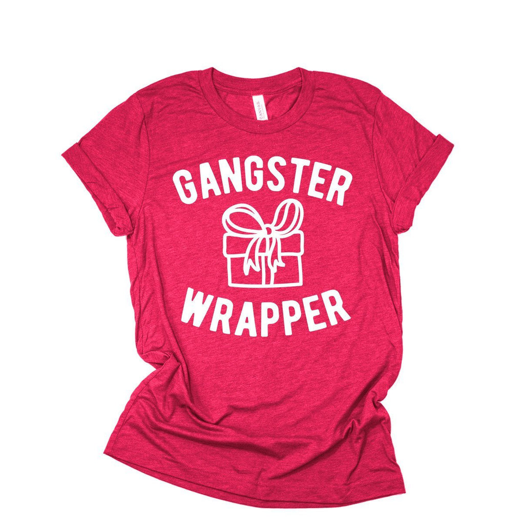 Gangsta Wrapper, Gangster, Christmas Shirt, Christmas Gift, Matching Shirts, Ugly Christmas, Merry Christmas, Funny Christmas T-Shirt