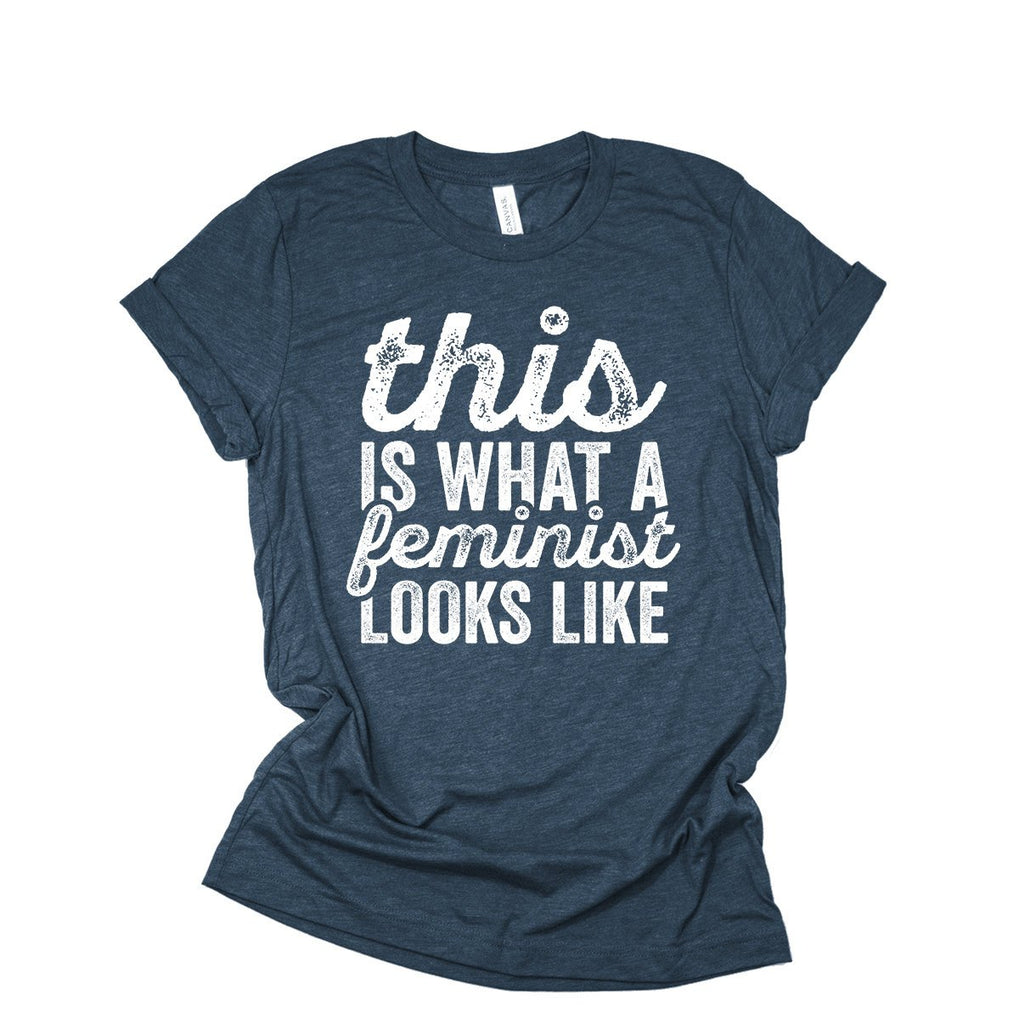 Feminism Shirt - This Is What A Feminist Looks Like - Women's Rights March For Equality T-Shirt