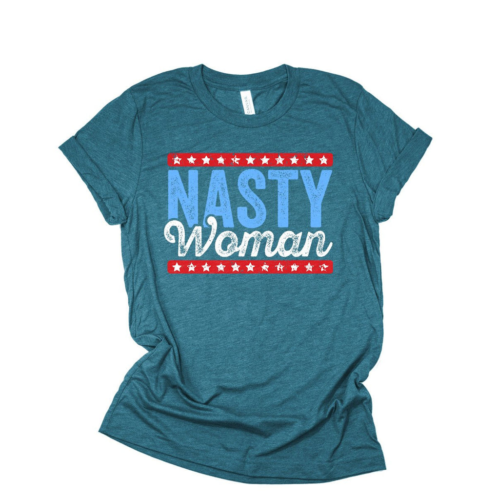 Nasty Woman Shirt - Anti Trump - Womens Rights - Nasty Women Vote Funny T-Shirt