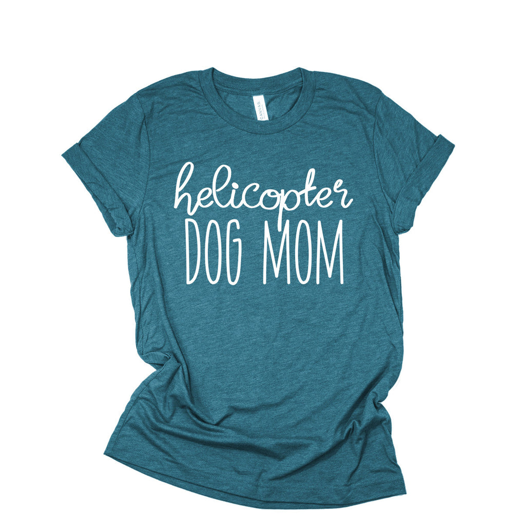 Helicopter Dog Mom Shirt - Dog Mom AF - Fur Mama - Dog Lover Gift - Dog Owner - Bella Canvas Unisex Graphic Tee