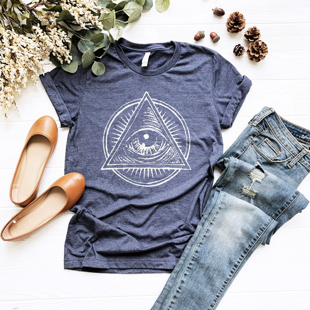 Illuminati Shirt | All Seeing Eye Shirt | Free Mason Shirt | Conspiracy Shirt | New World Order | Secret Society Unisex Graphic Tee