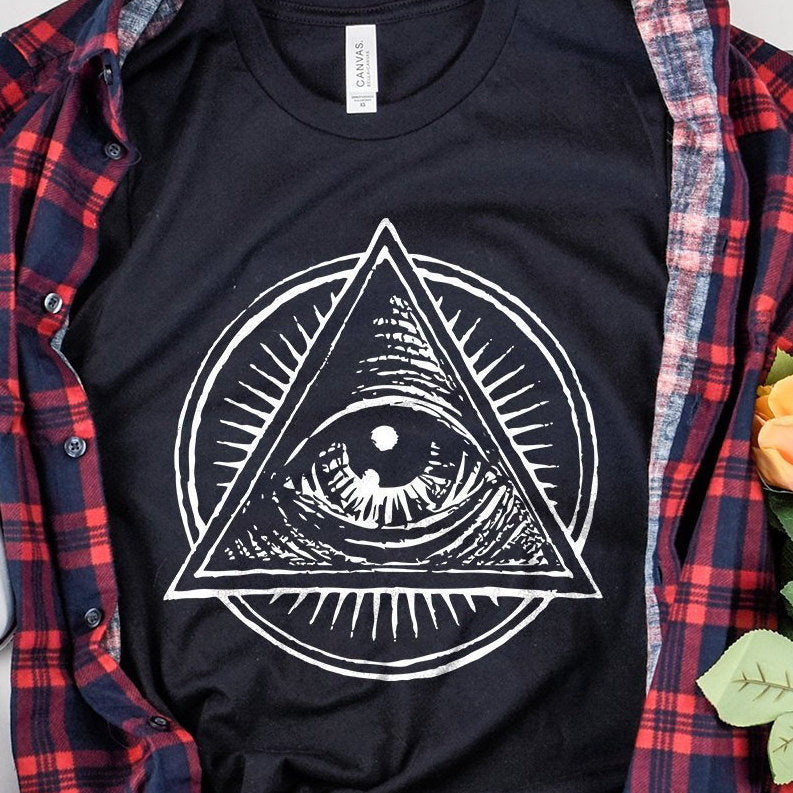 Illuminati Shirt | All Seeing Eye Shirt | Free Mason Shirt | Conspiracy Shirt | New World Order | Secret Society Unisex Graphic Tee
