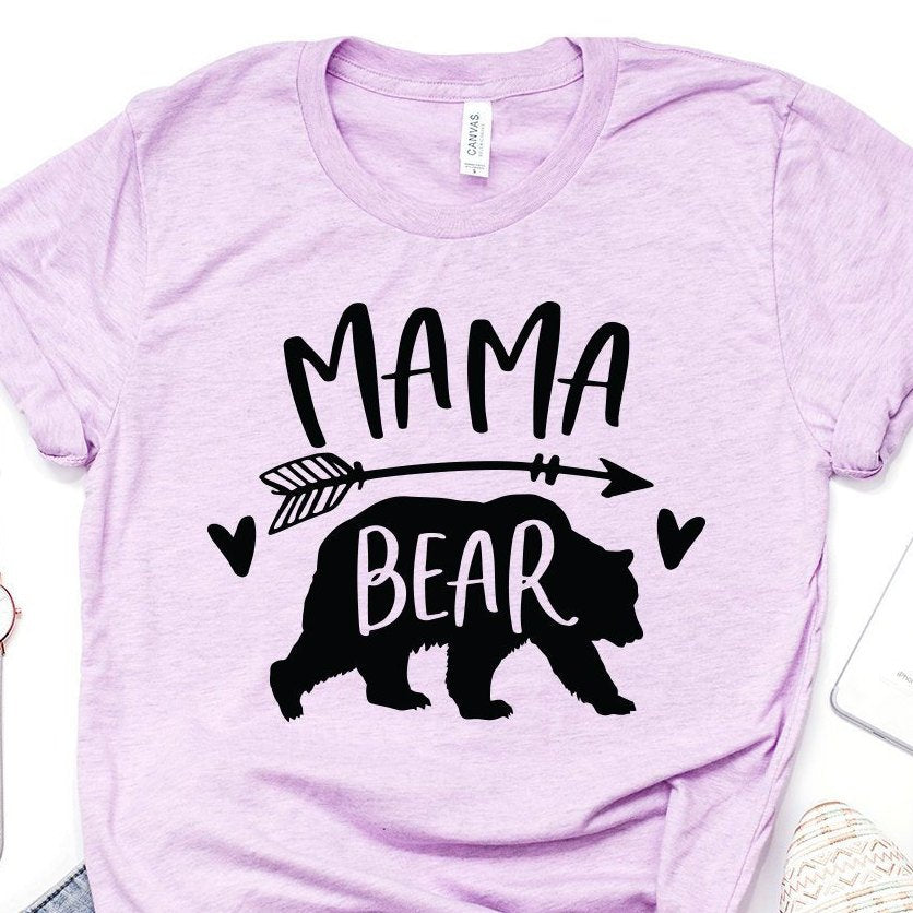 Mommy Bear, Mama Bear Shirt, Gift For Mom, Mothers Day Gift, Mom Shirt, Family Shirts, Mom Life, Unisex Graphic Tee