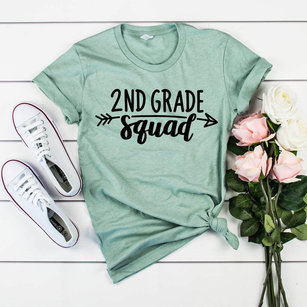 2nd Grade Teacher Shirt - Second Grade Squad - Teacher Gifts - Teacher Shirts - Back To School - Teacher Appreciation - Unisex Shirt