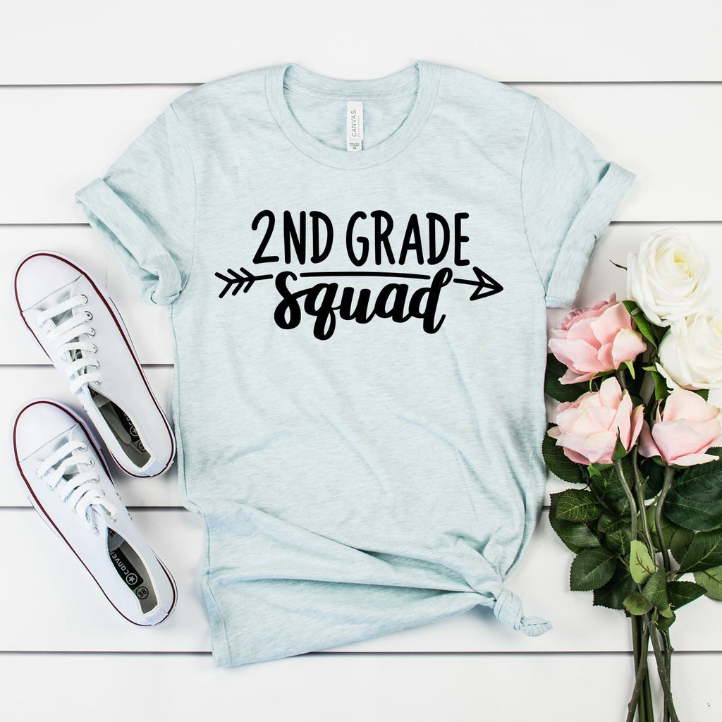 2nd Grade Teacher Shirt - Second Grade Squad - Teacher Gifts - Teacher Shirts - Back To School - Teacher Appreciation - Unisex Shirt