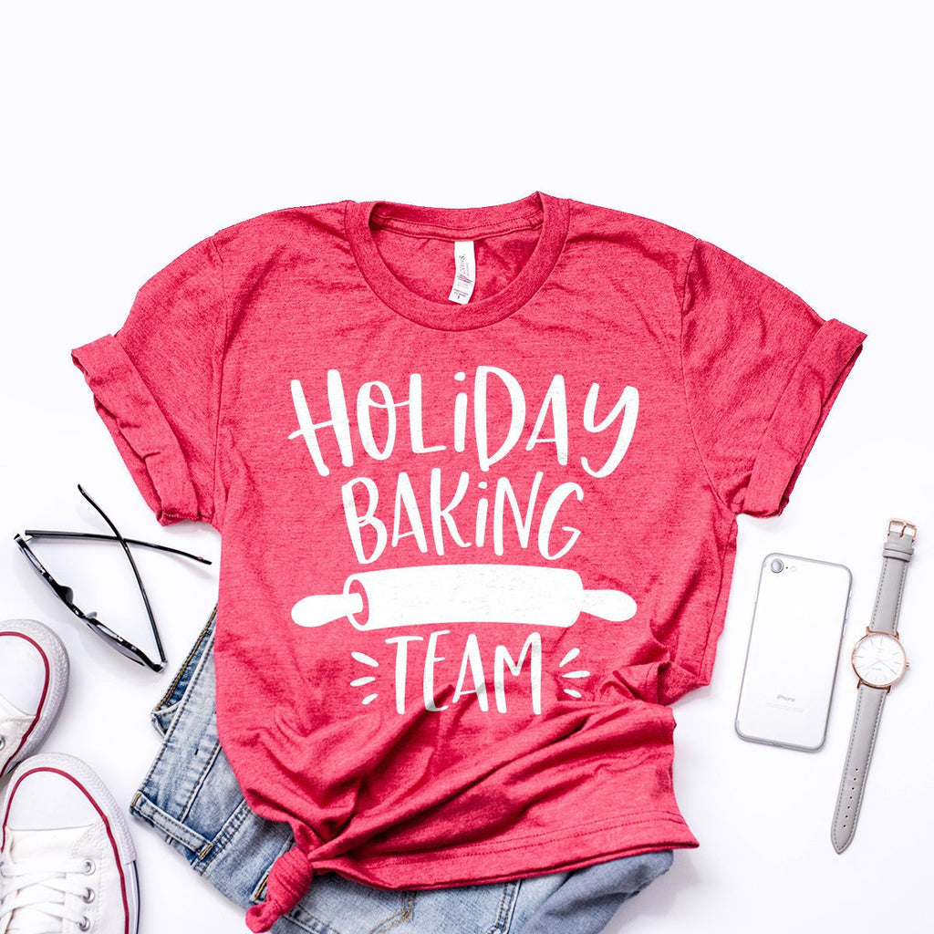 Baking Gift, Holiday Baking Team, Christmas Shirt, Christmas Cookies, Baker Shirt, Christmas Movies, Unisex Graphic Tee