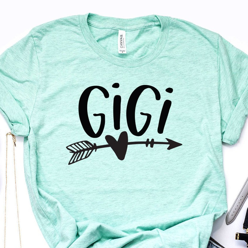 Gigi Shirt - Gigi Gift - Grandma Shirts - Gift For Gigi - New Grandmother - Grandparents Shirts - Cute Gigi Shirt