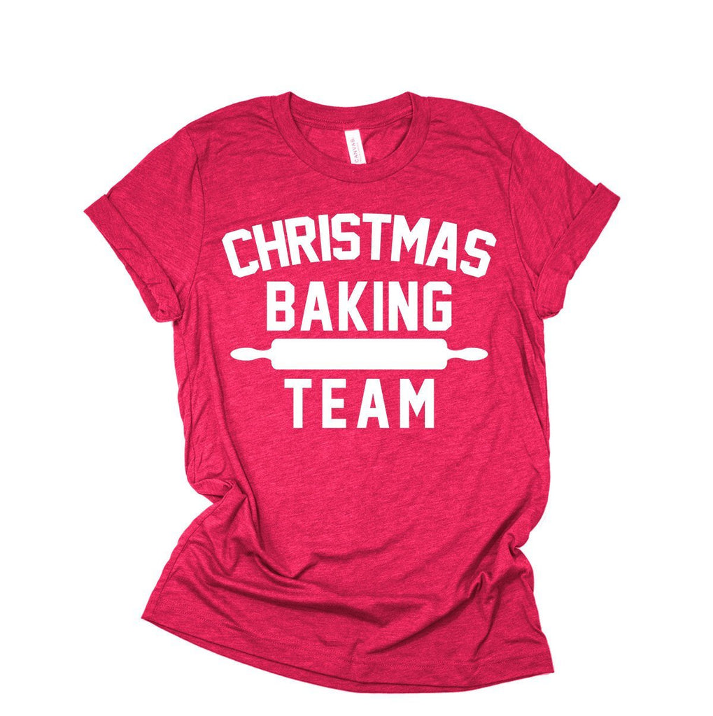 Holiday Baking Team, Christmas Shirt, Christmas Gift, Matching Shirts, Christmas Cookies, Unisex Graphic T-Shirt