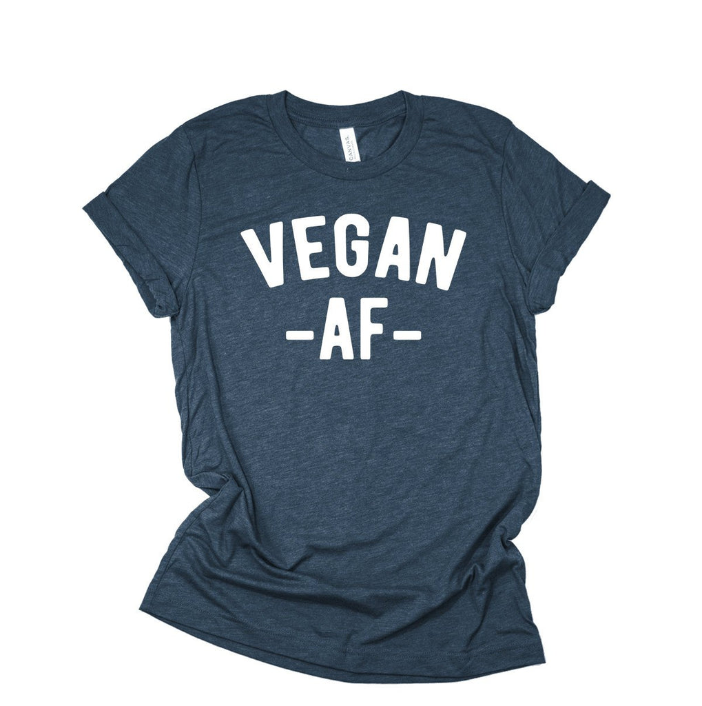 Vegan AF Shirt | Vegan Shirt | Veganism Gift | Plant Based | Meat Is Murder | Vegetarian Shirt | Vegan Vibes Shirt | Friends Not Food