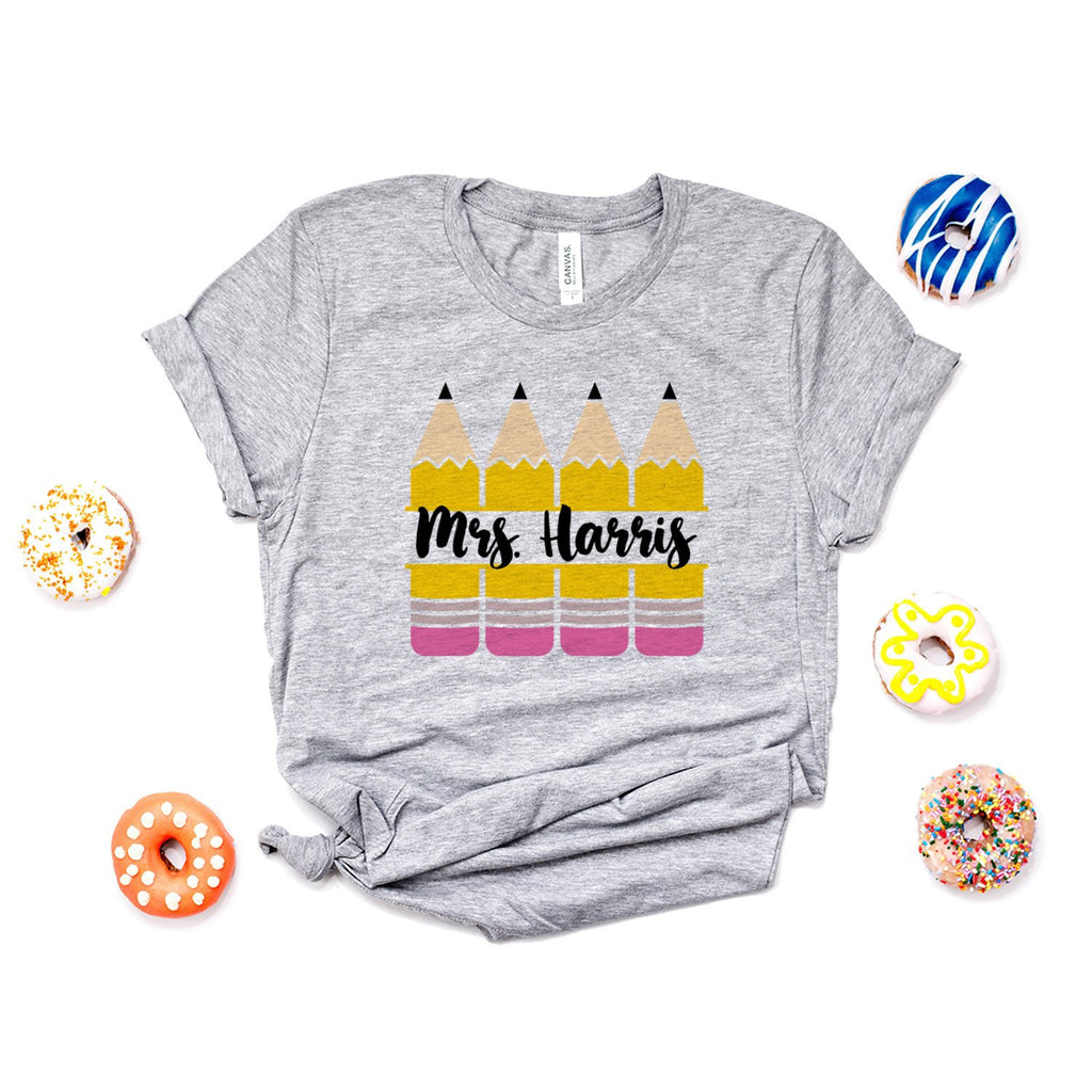 Monogram Teacher Shirt - Custom Teacher Shirt - Personalized Teacher Shirts - Gift For Teacher - Teaching Shirt - Unisex Graphic Tee