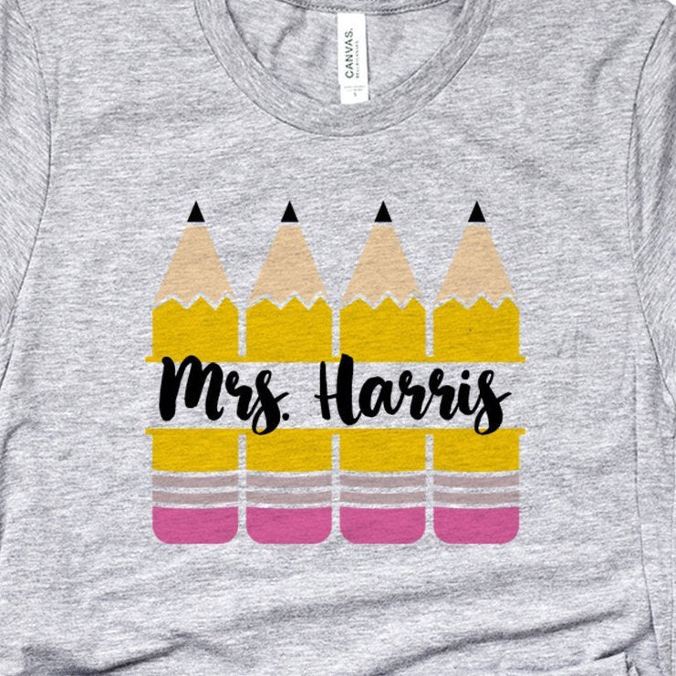 Monogram Teacher Shirt - Custom Teacher Shirt - Personalized Teacher Shirts - Gift For Teacher - Teaching Shirt - Unisex Graphic Tee