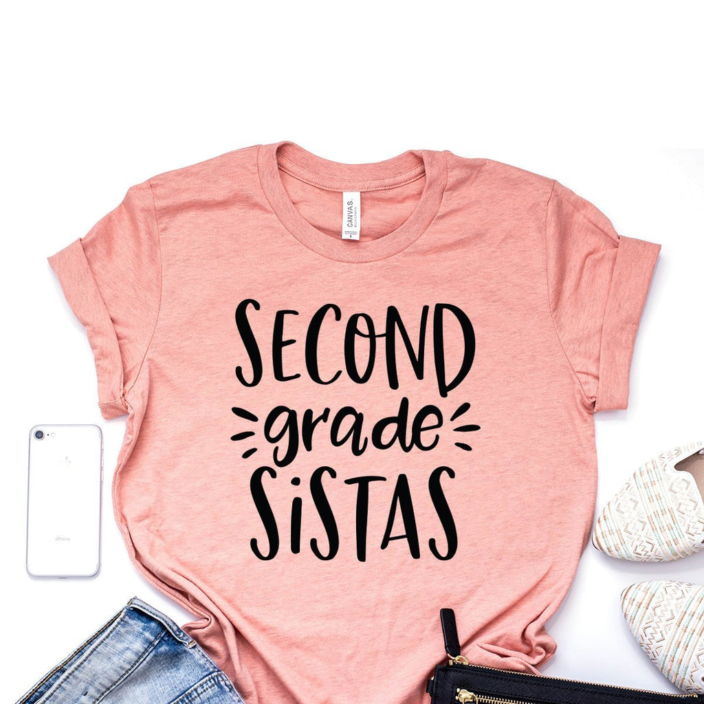 Second Grade Teacher Shirt - Second Grade Sistas - Teacher Team Shirts - Gift For Teacher -  Bella Canvas Unisex Shirt