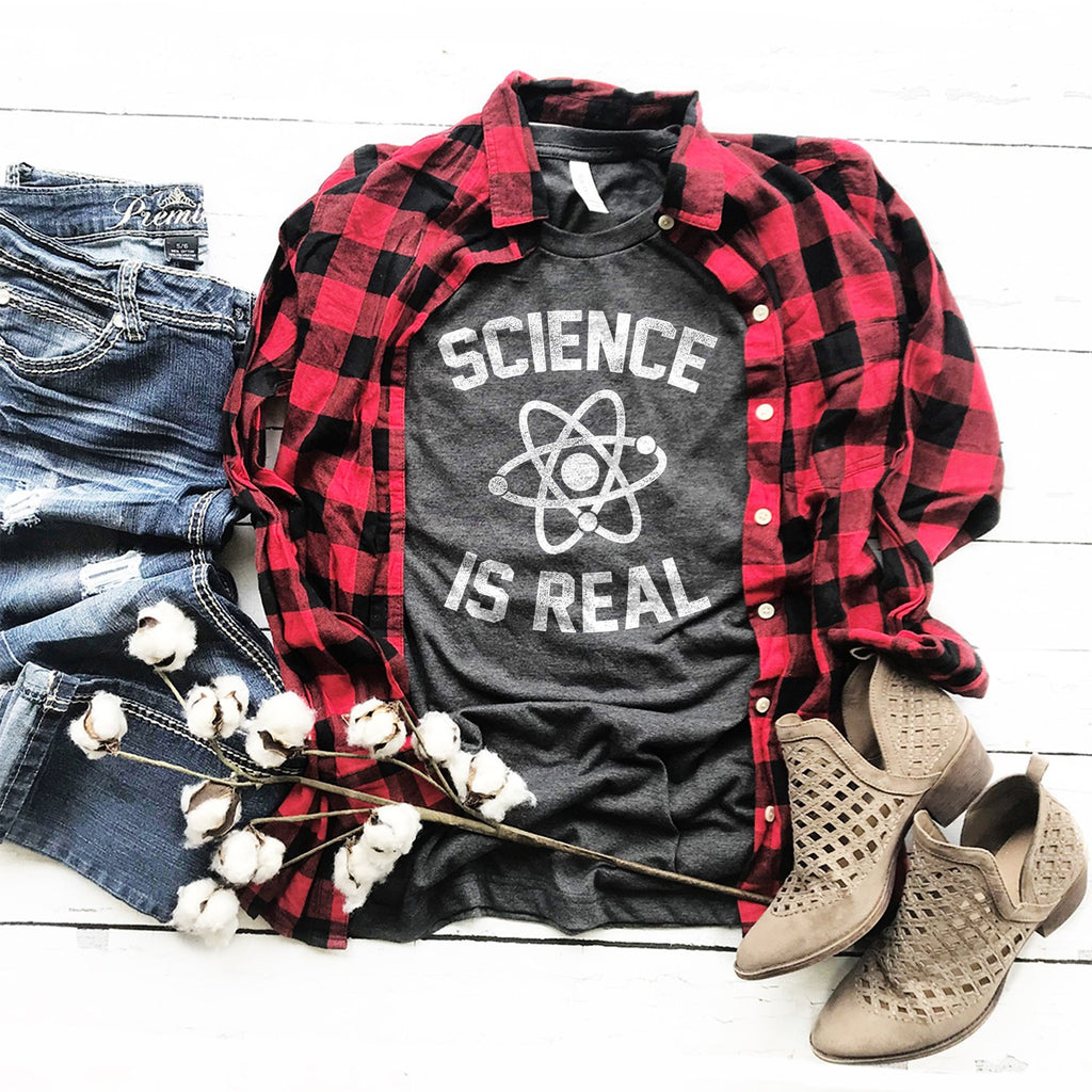 Science Shirt | Science Is Real Shirt | March For Science | Resist Tees | Atom Shirt | Scientist Shirt | Climate Change | Global Warming