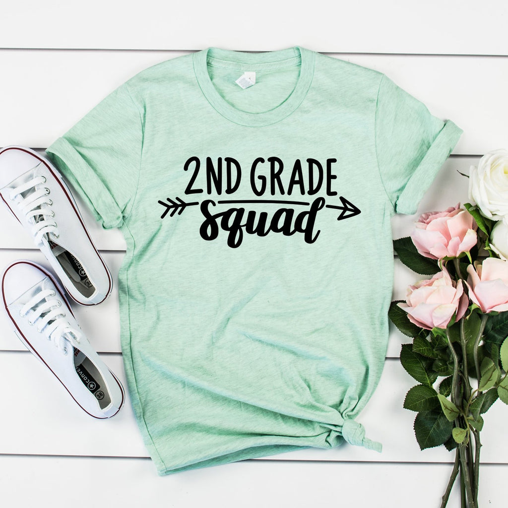 2nd Grade Teacher Shirt - Second Grade Squad - Teacher Gifts - Teacher Shirts - Back To School - Teacher Appreciation - Unisex Shirt