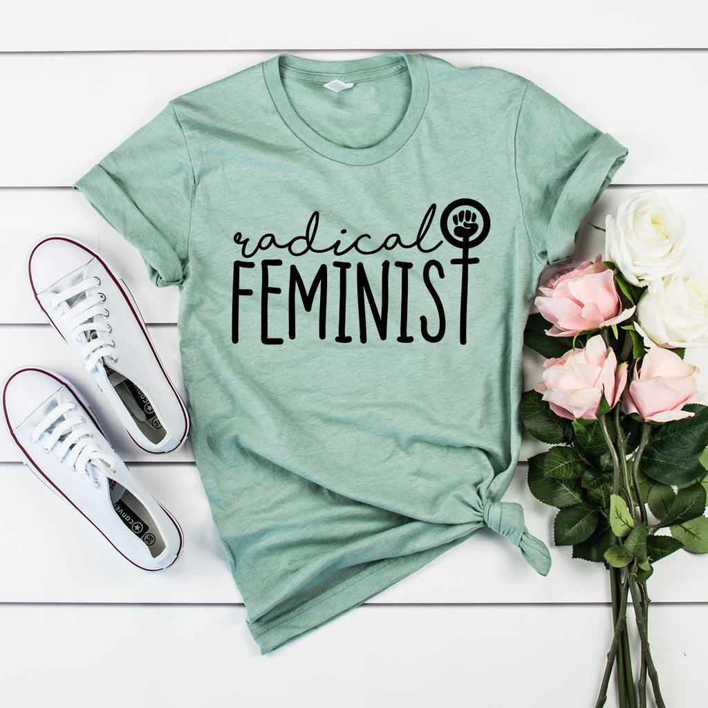 Feminist Shirt - Radical Feminist - Protest Shirt - Feminism Fist - Girl Power - Bella Canvas Unisex Graphic Tee