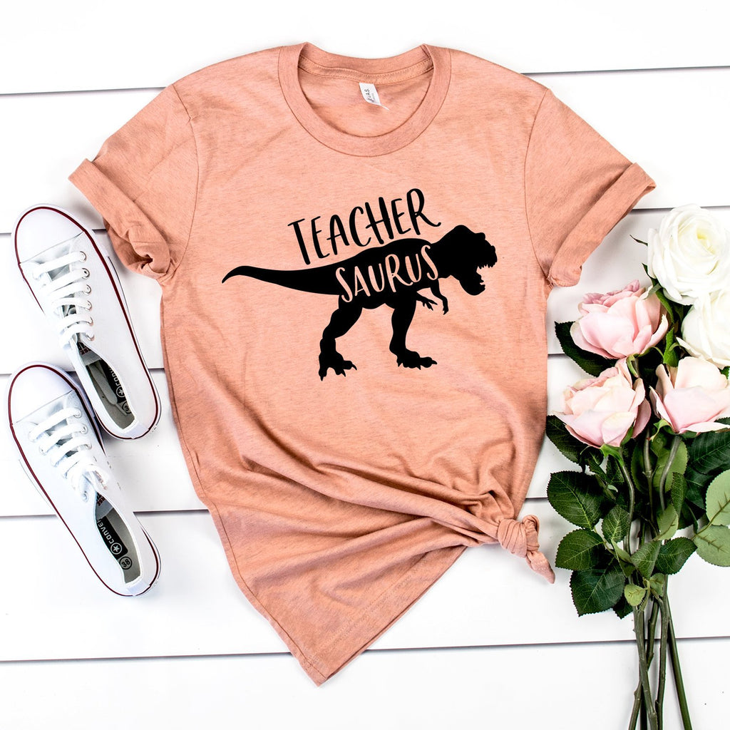Teachersaurus Shirt, Teacher Shirts, Dinosaur Shirt, First Day Of School, Back To School, End Of The Year, Unisex Graphic Tee