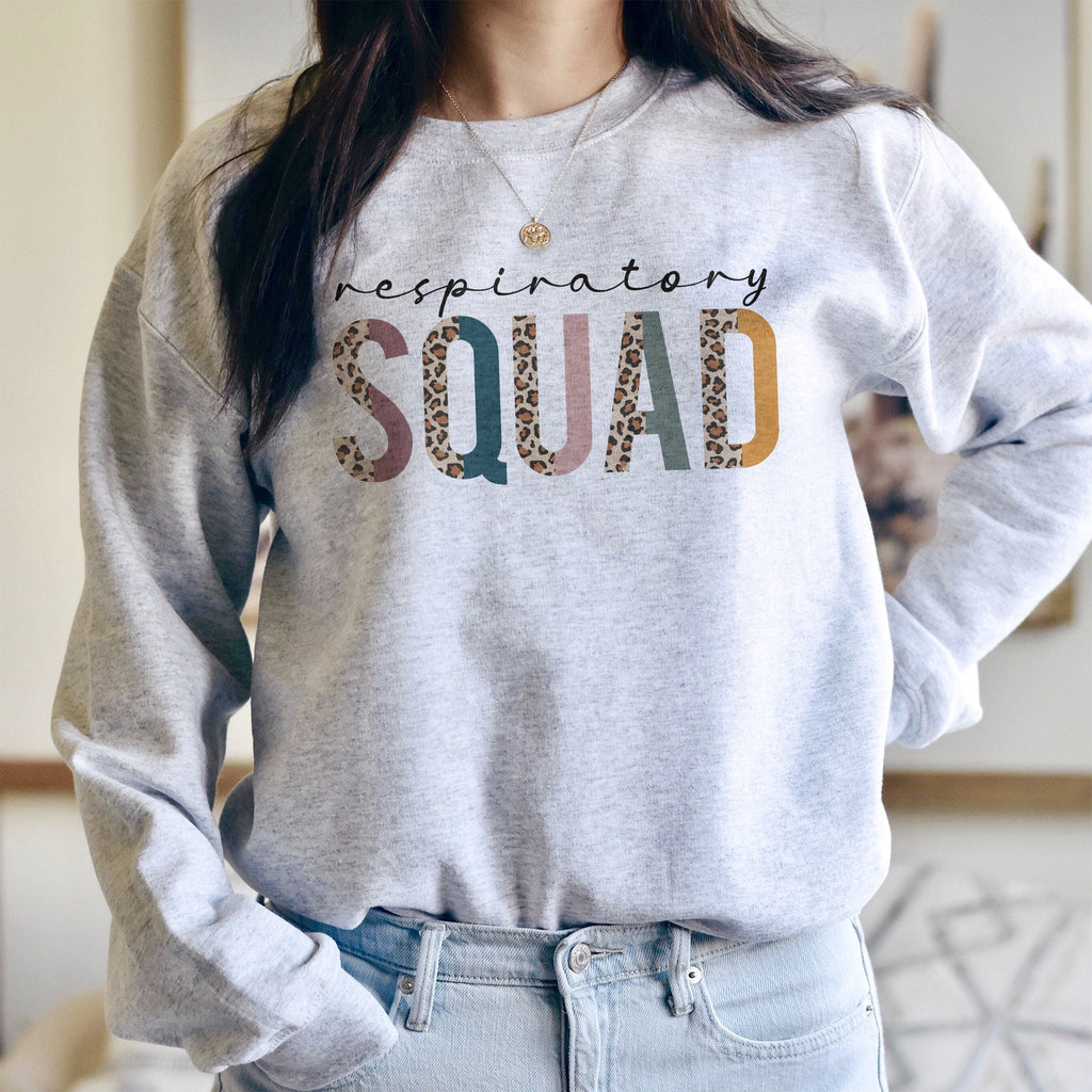 Respiratory Therapist Sweatshirt, Respiratory Squad, RT Shirt, Gift For Nurse, Graduation Gift, RT Group Team, Unisex Crewneck Sweatshirt