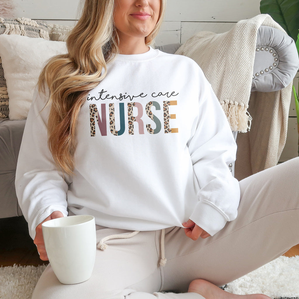 ICU Nurse Sweatshirt, Intensive Care Nurse, Gift For Nurses, Nursing Student, Clinicals Shirt, ICU Nurse, Unisex Crewneck Sweatshirt