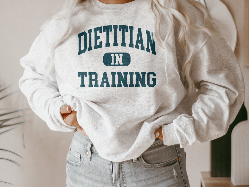 Dietitian Sweatshirt, Dietitian In Training, Dietetics Gift, RD Shirt, Registered Dietitian Grad, Gift For Her, Unisex Crewneck Sweatshirt