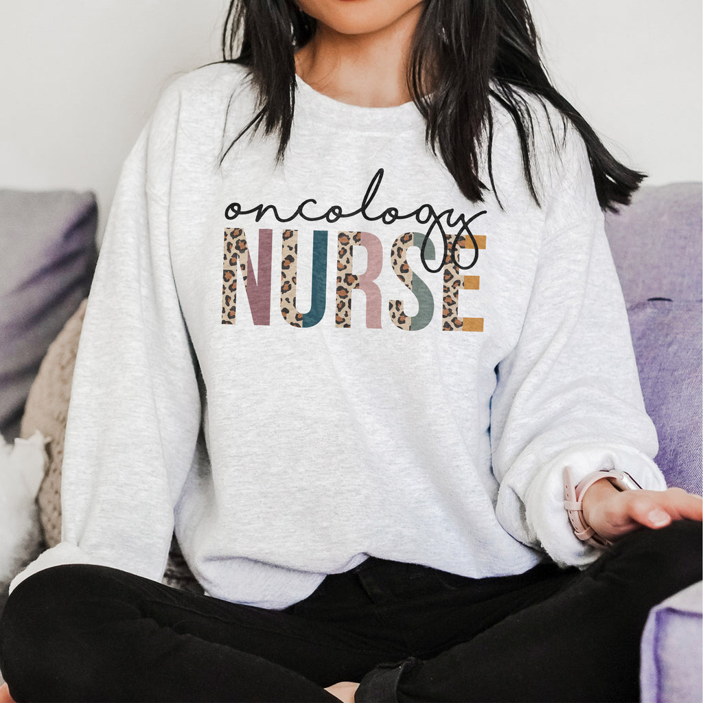 Oncology Nurse, Nurse Sweatshirt, Oncology, Oncologist, Gift For Nurse, Cancer Nursing, Oncology Sweatshirt, Unisex Crewneck Sweatshirt