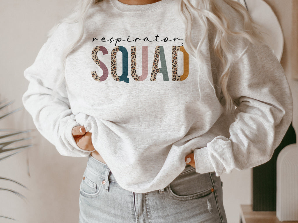 Respiratory Therapist Sweatshirt, Respiratory Squad, RT Shirt, Gift For Nurse, Graduation Gift, RT Group Team, Unisex Crewneck Sweatshirt
