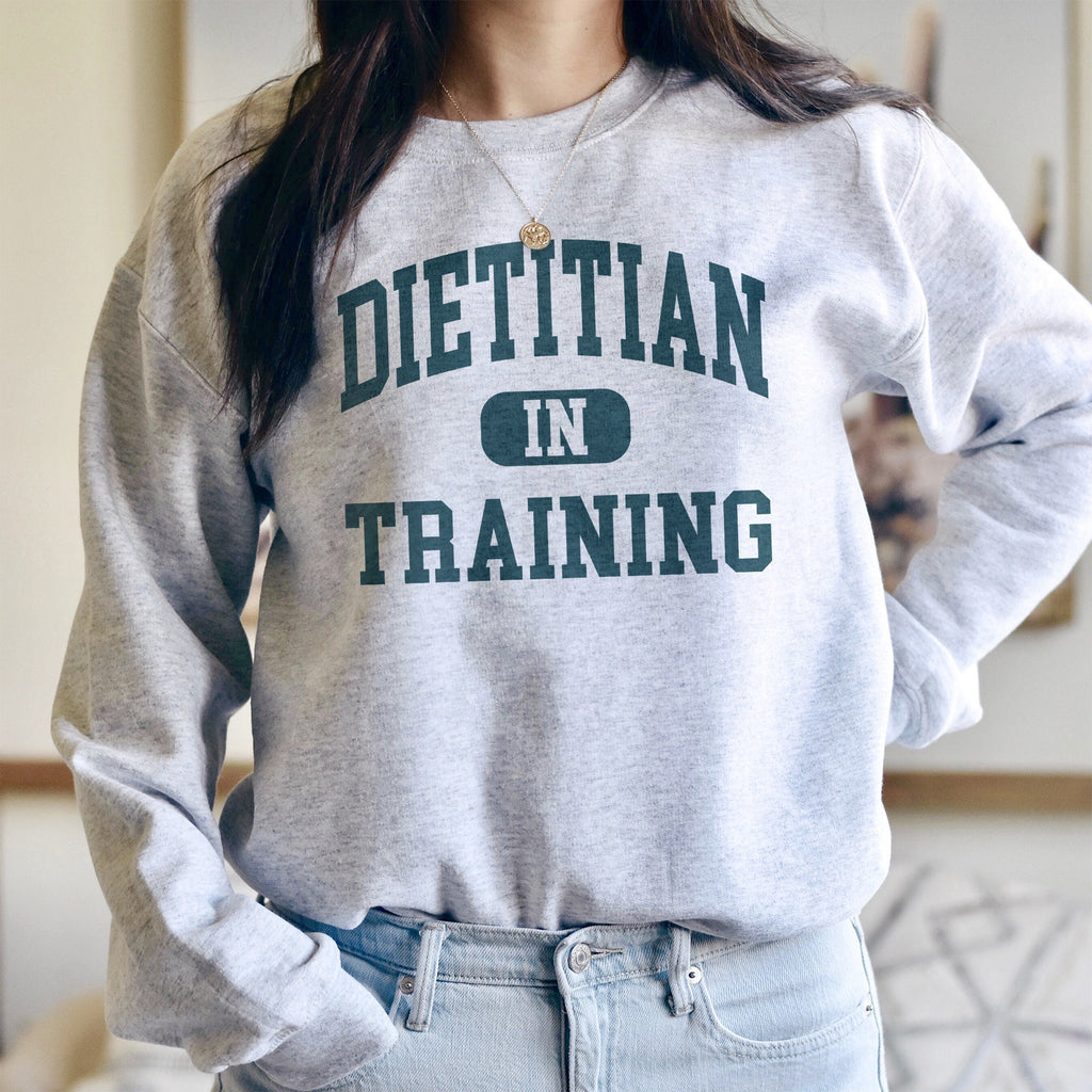 Dietitian Sweatshirt, Dietitian In Training, Dietetics Gift, RD Shirt, Registered Dietitian Grad, Gift For Her, Unisex Crewneck Sweatshirt