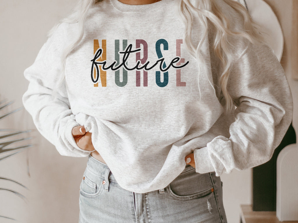 Future Nurse Sweatshirt, Nursing School Student, Nurse Graduation, Clinicals Sweatshirt, Nurse In Training, Unisex Crewneck Sweatshirt