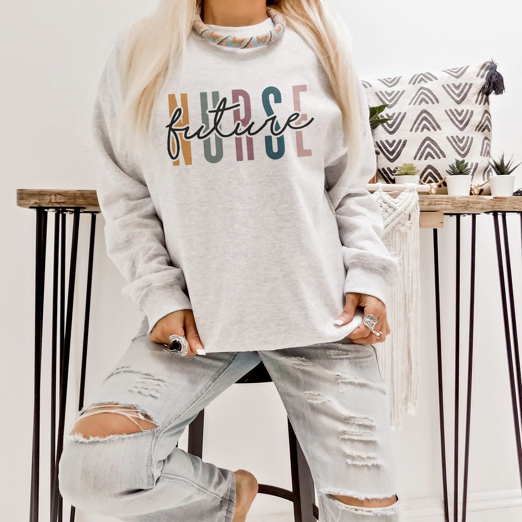 Future Nurse Sweatshirt, Nursing School Student, Nurse Graduation, Clinicals Sweatshirt, Nurse In Training, Unisex Crewneck Sweatshirt