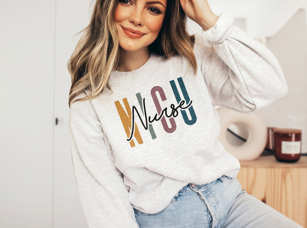 NICU Nurse Sweatshirt, Neonatal Intensive Care Unit, Nursing Grad Student Shirt, Gift For Her, NICU Life Shirt, Unisex Crewneck Sweatshirt
