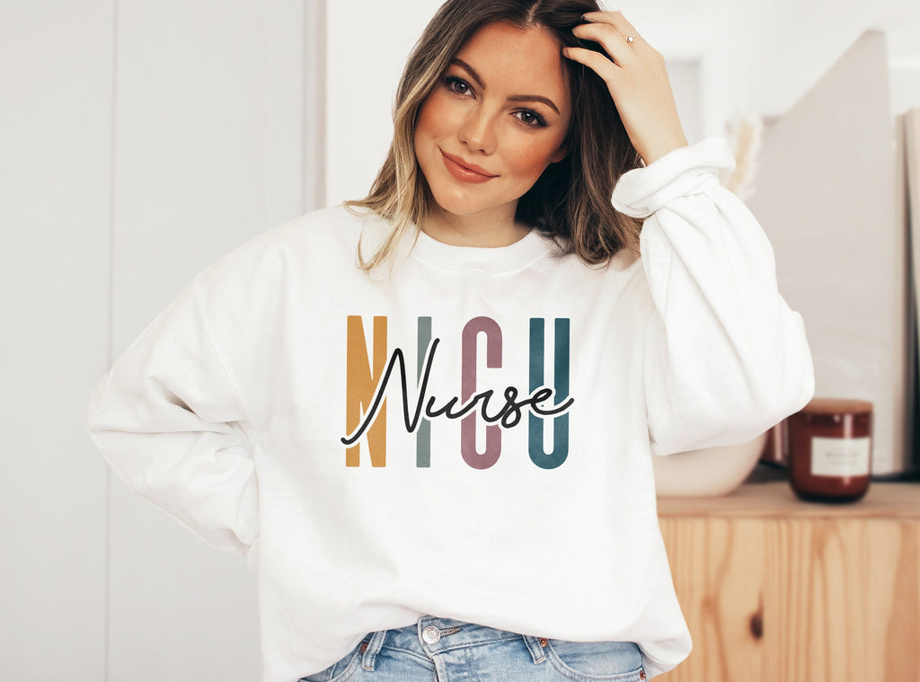 NICU Nurse Sweatshirt, Neonatal Intensive Care Unit, Nursing Grad Student Shirt, Gift For Her, NICU Life Shirt, Unisex Crewneck Sweatshirt