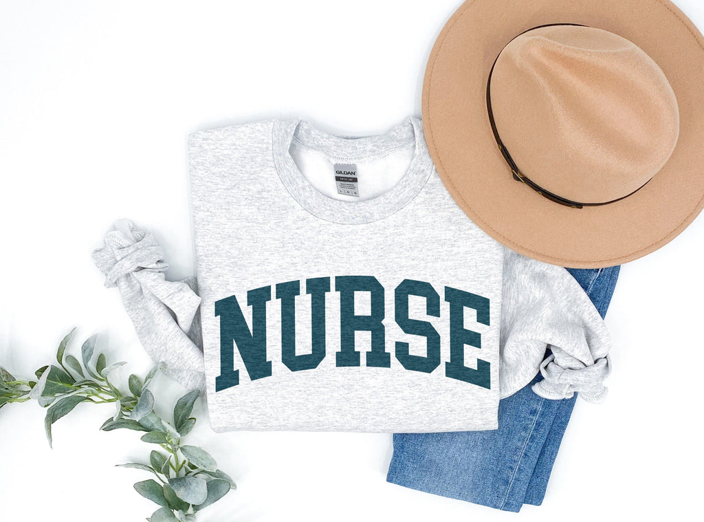 Nurse Sweatshirt, Registered Nurse, New Future Nurse Gift Idea, Nursing School Student Grad, RN LPN, Nurse Life, Comfy Unisex Crewneck