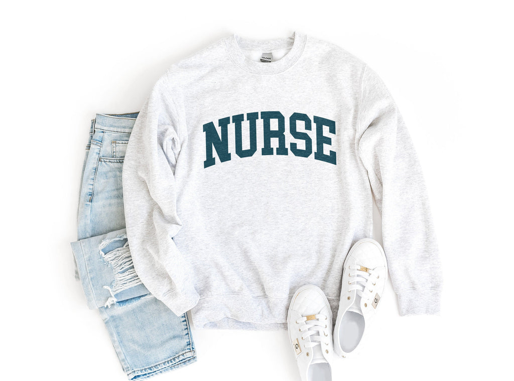 Nurse Sweatshirt, Registered Nurse, New Future Nurse Gift Idea, Nursing School Student Grad, RN LPN, Nurse Life, Comfy Unisex Crewneck