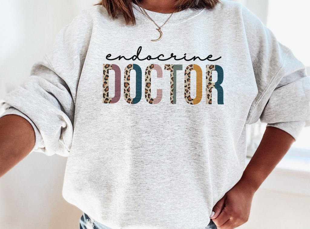 Endocrine Doctor, Doctorate Dr. Shirt, New Doctor To Be, Medical School Graduation, Match Day Residency, Endocrinologist Crewneck Sweatshirt