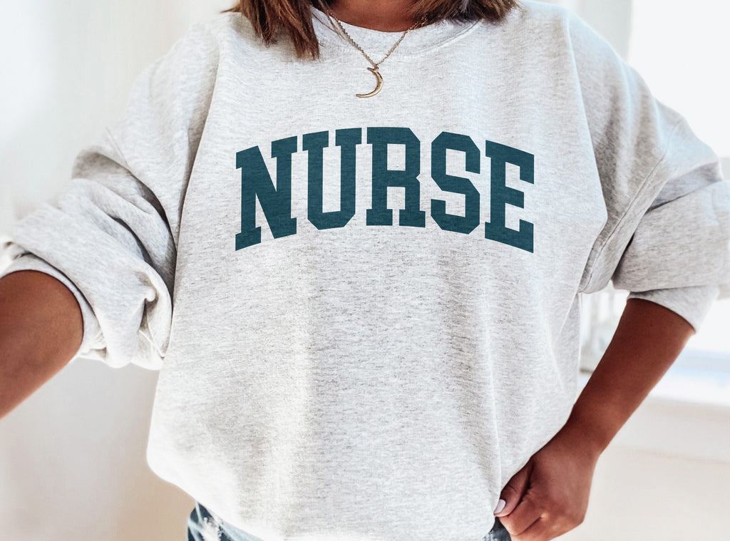 Nurse Sweatshirt, Registered Nurse, New Future Nurse Gift Idea, Nursing School Student Grad, RN LPN, Nurse Life, Comfy Unisex Crewneck