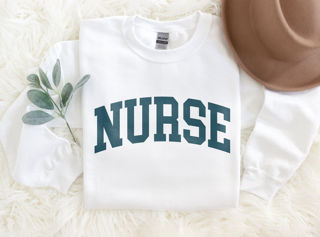 Nurse Sweatshirt, Registered Nurse, New Future Nurse Gift Idea, Nursing School Student Grad, RN LPN, Nurse Life, Comfy Unisex Crewneck