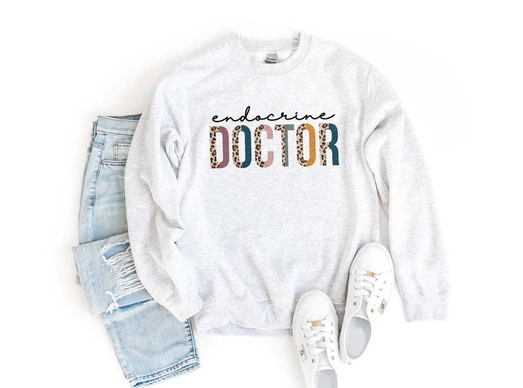 Endocrine Doctor, Doctorate Dr. Shirt, New Doctor To Be, Medical School Graduation, Match Day Residency, Endocrinologist Crewneck Sweatshirt