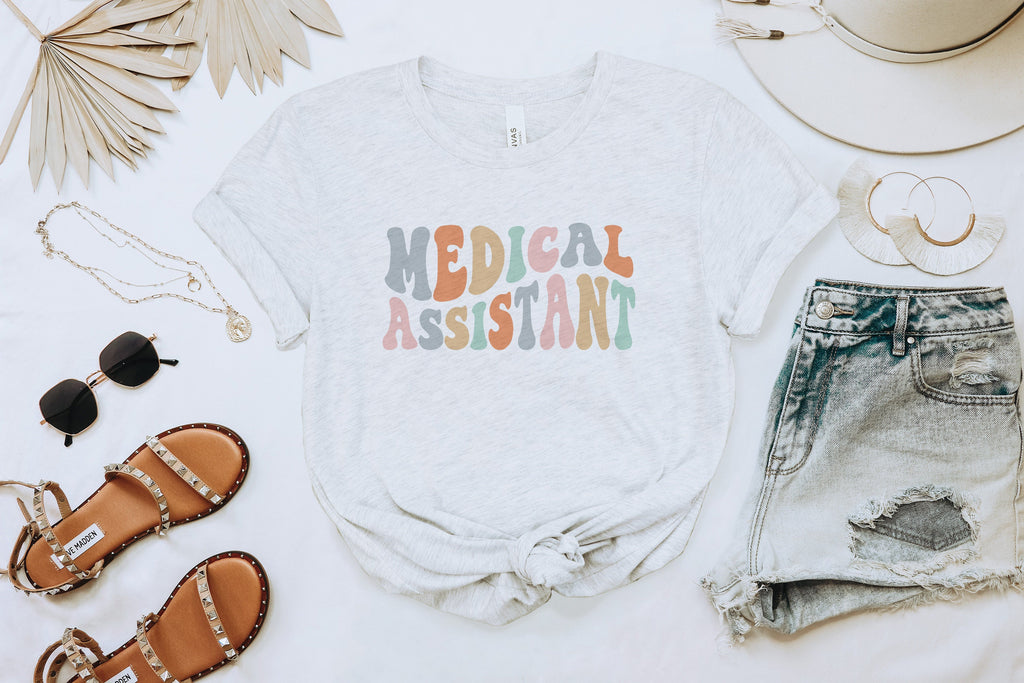Groovy MA Shirt, Medical Assistant, CMA Shirts, Certified Medical Assistant, Office Group Coworker Gift, Unisex Graphic Tee