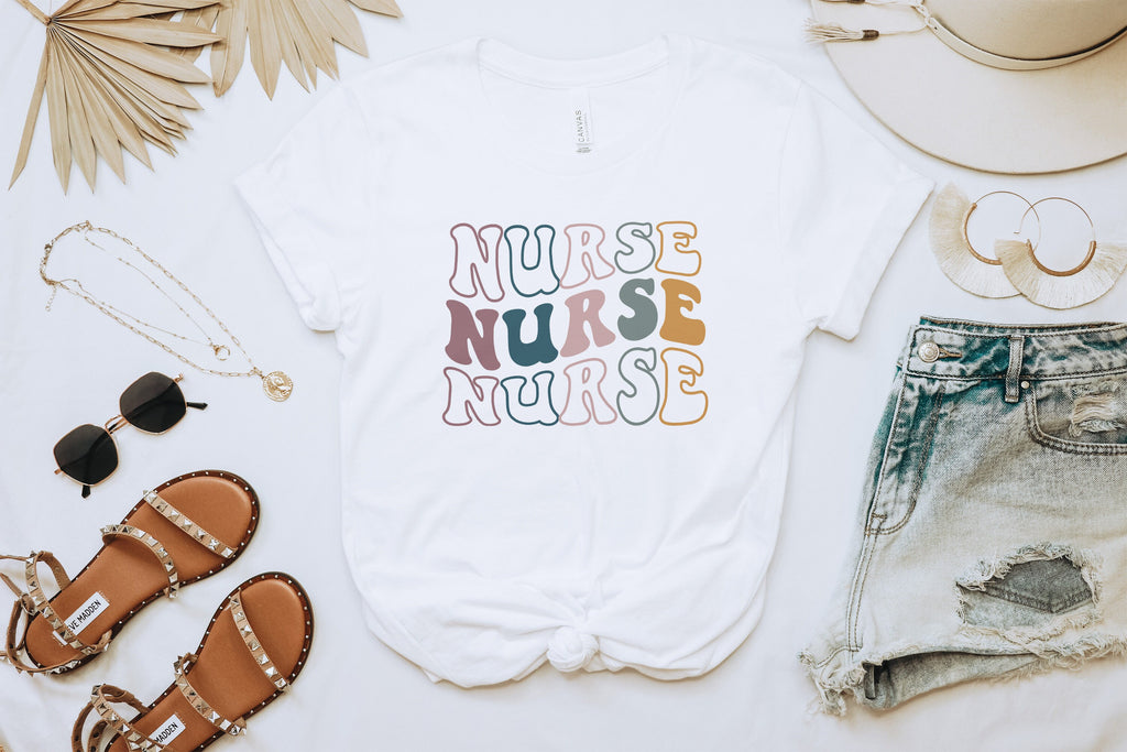 Groovy Nurse Shirt, Registered Nurse, New Future Nurse Gift Idea, Nursing School Student Grad, RN LPN, Nurse Life, Unisex Graphic Tee