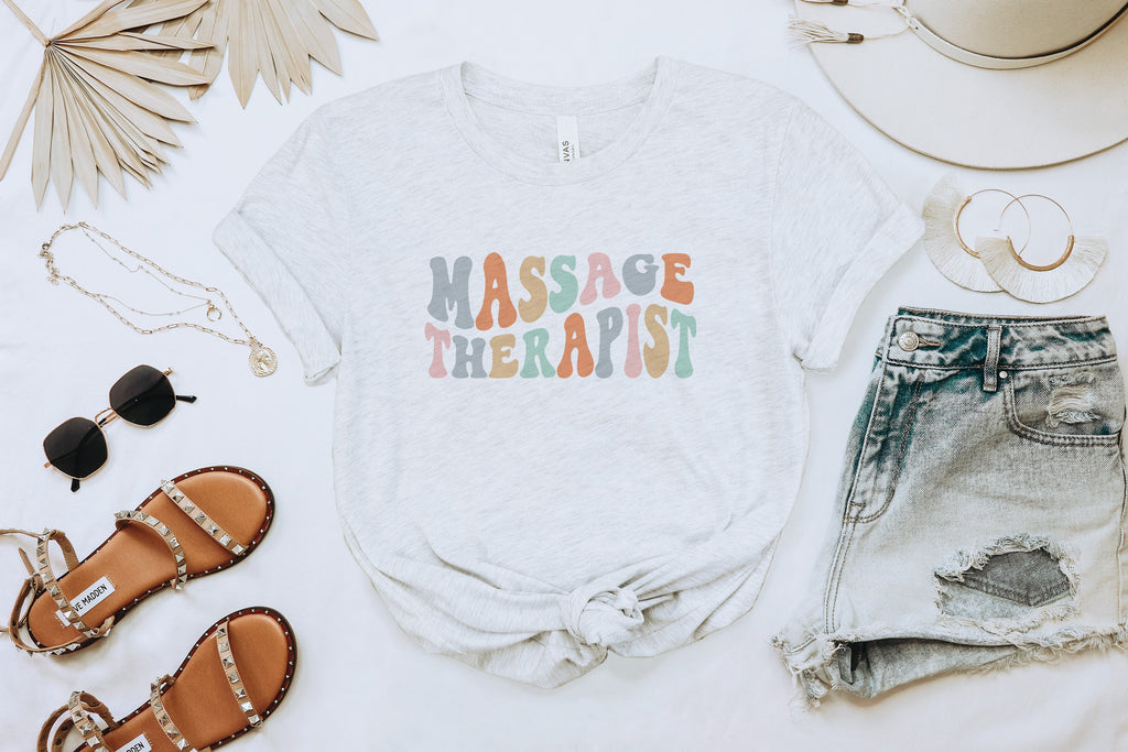 Groovy Massage Therapist Shirt, LMT Shirts, Licensed Massage Therapist, Gift For New Masseuse, Unisex Graphic Tee