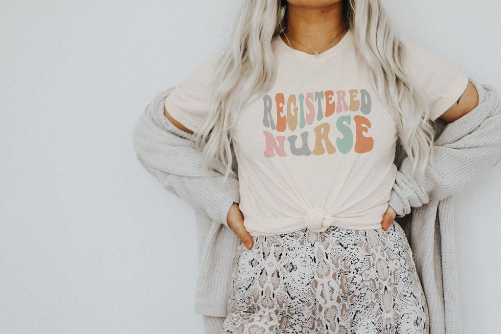 Groovy Registered Nurse Shirt, New Future Nurse Gift Idea, Nursing School Student Grad, RN LPN, Nurse Life, Nurse Shirts, Unisex Graphic Tee