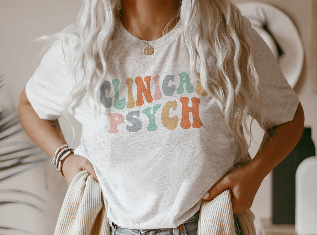 Groovy Clinical Psychologist Shirt, Clinical Psych, Psychology Shirt, Graduation Gift For Student Psychologist, Unisex Graphic Tee
